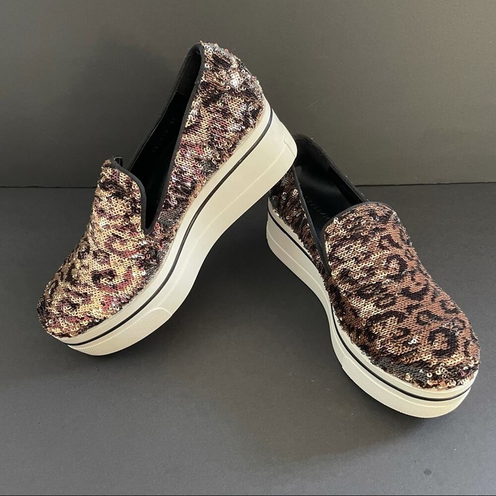 Stella McCartney Flip Sequin Platform Sneakers - Picture 5 of 9